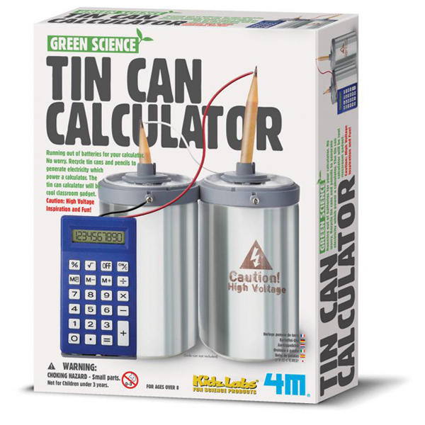 【香港 4M 科學實驗】環保計算機Tin Can Calculator