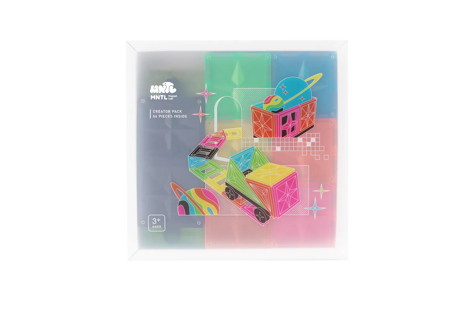 【MNTL 多彩藝術磁力片】創造者組合 Creator 經典/粉彩/透明/螢光色